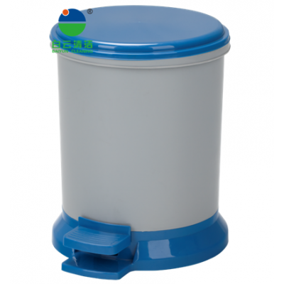 8L round garbage can with pedal-AF07022