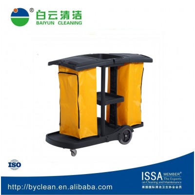 Best selling cleaning trolley multifunction janitor cart on sale