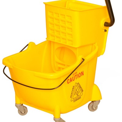 AF08079 24 liter deluxe side press cleaning mop trolley with good wringer for house and hotel