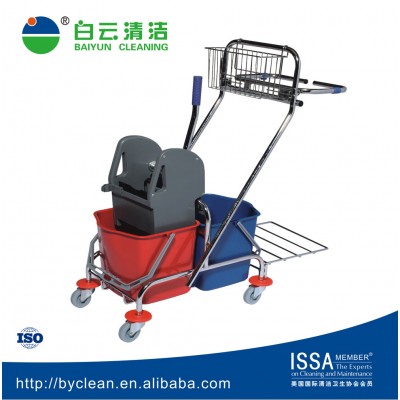 AF08087 - double mop bucket wringer trolley