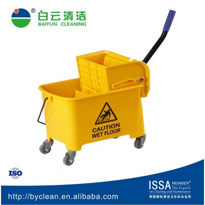 20 liter plastic cleaning trolley mop wringer for hotel and house