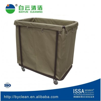 Cleaning trolley hotel laundry linen cart quadrate laundry cart